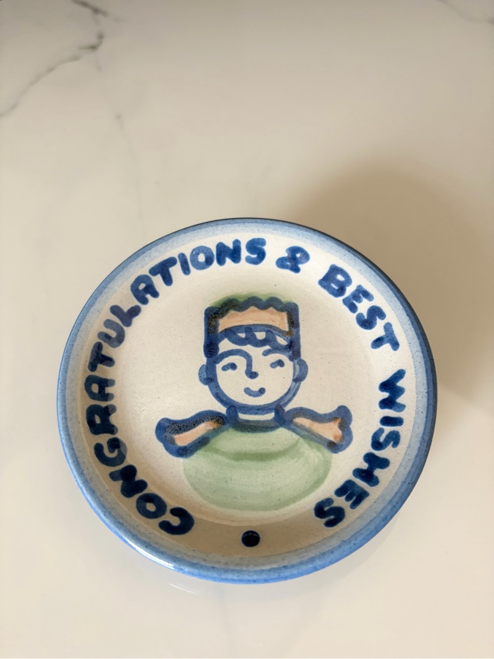 Congratulations & Best Wishes Coaster by M.A. Hadley